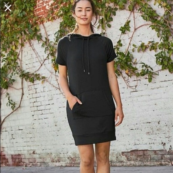 🖤Athleta Coaster Short Sleeve Sweatshirt Dress🖤 - Picture 2 of 8